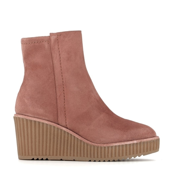Pons Quintana wedge ankle boots claudia 10182 terracotta pink EU35 US6 - Picture 1 of 10